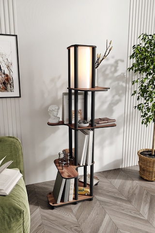 Ravilo Smyrna Raflı Lambader Ceviz