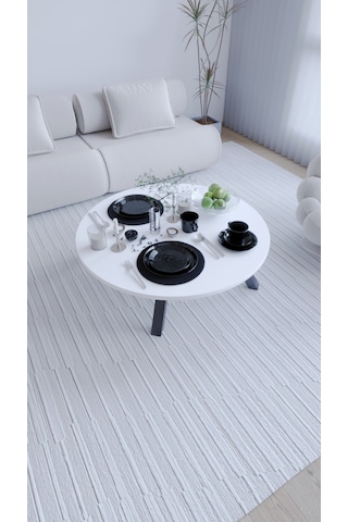 Mega Kozalak Yuvarlak Katlanabilir Şık Yer Sofrası