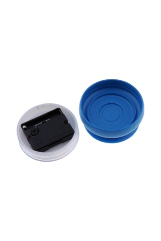 Homyl Banyo Mutfak Için Suya Dayanıklı Mini Duvar Saati Mavi Mavi