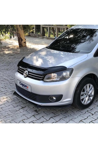 Cappafe Vw Caddy Ön Kaput Koruyucu Rüzgarlık 4Mm Abs 2010-2015
