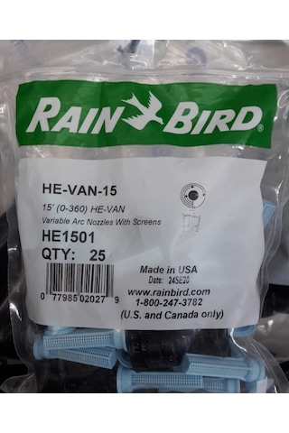 Rain Bird 15 He Van Nozul - 25 Adet (287912948)