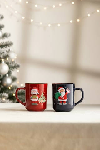 Santa Party 2'li Kupa Seti 250 Cc Renkli