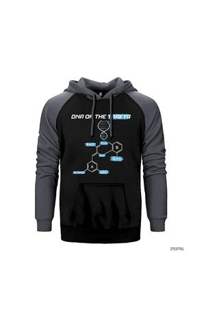Dna Of The Trakya Sarı Renk Reglan Kol Sweatshirt / Hoodie