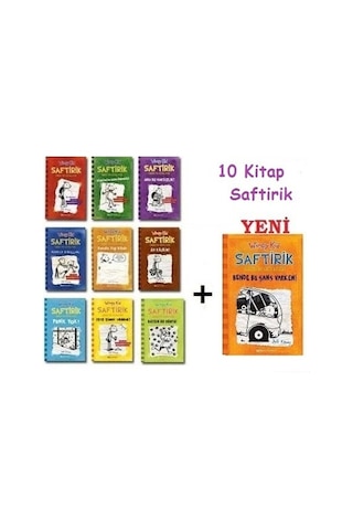 Saftirik Greg Serisi - 10 Kitaplık Set / Epsilon / Jeff Kinney