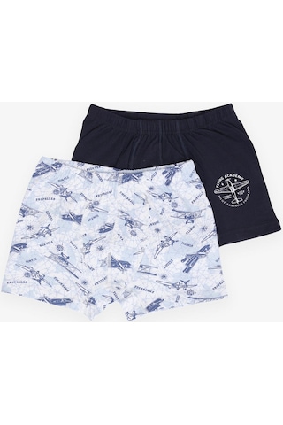 Katamino Breeze Erkek Çocuk Boxer 2 Li Gökyüzü Temalı Uçak Desenli 1-12 Yaş, Karışık Renk-karışık Renk Çok Renkli
