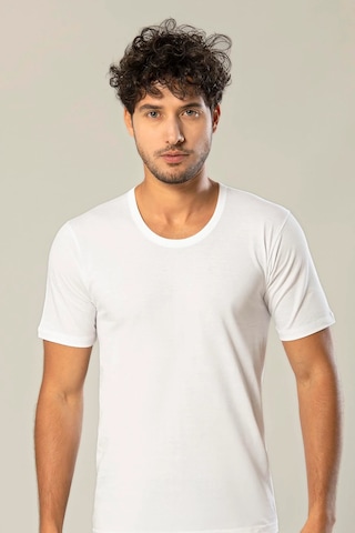 Erdem 1150 Penye %100 Pamuk Kısa Kol Erkek Atlet Fanila Beyaz