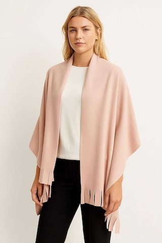 Softiva Polar Omuz Şalı 70x180 Cm Unisex Kışlık Şal Pudra 11