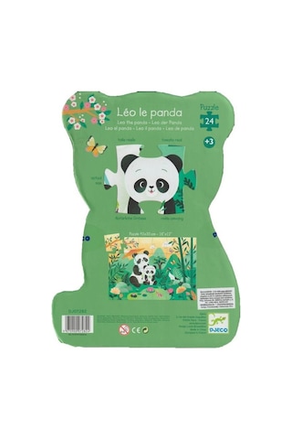 Djeco Dekoratif Puzzle 24 Parça / Leo The Panda