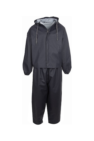 Balıkçı Yağmurluk Su Geçirmez Pvc Kalın Yağmurluk Haki