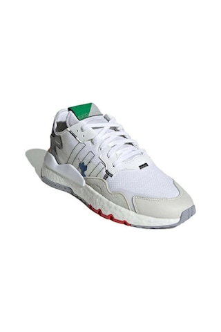 Adidas Nite Jogger Renkli Beyaz Sneaker Ayakkabı Beyaz