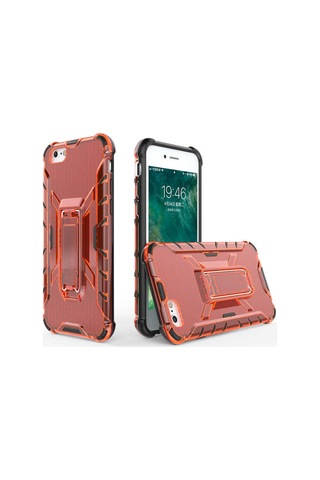 Apple Uyumlu iPhone 6 Kılıf Zore Klik Silikon Kırmızı