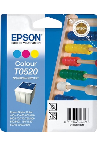 Epson T0520 C13T05204010 Renkli Kartuş Epson T0520 C13T05204010 Renkli Kartuş