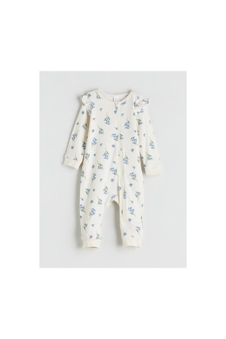 Alıta Cıty Farkıyla Lcw Baby Ekru Baskılı Kız Bebek Tulum - 940159388