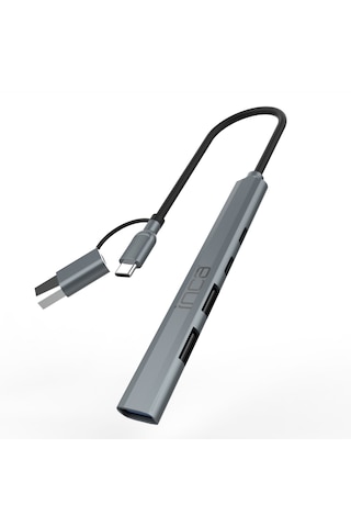 Inca Iutp-06tx Usb 3.0 & Type-c 3.1 Hub 1 X Usb 3.0 +2 X Usb+type