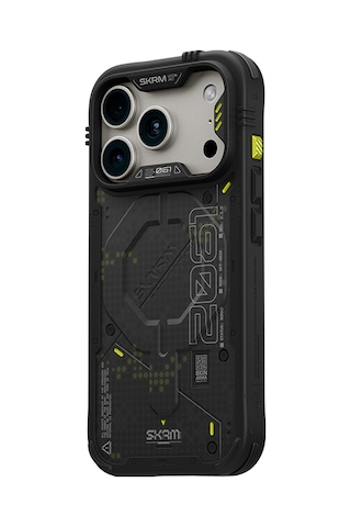 Apple Uyumlu iPhone 18 Pro Uyumlu Kılıf M-safe Şarj Özellikli Airbag Tasarımlı Skinarma Vigor Xe Kapak Gri
