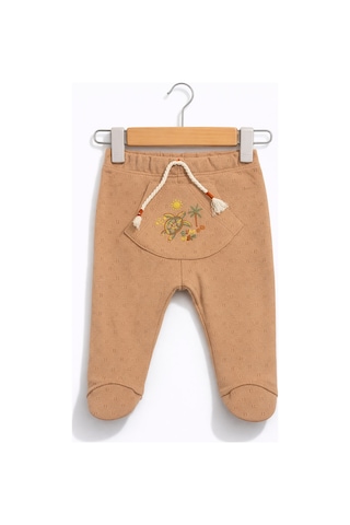 For My Baby Beli Lastikli Patikli Bebek Tek Alt Bej
