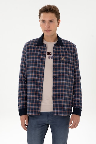 U.s. Polo Assn. Erkek Lacivert Gömlek Desenli 50316574-vr033 Lacivert