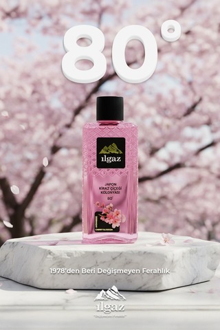 Ilgaz Elegance Series Japon Kiraz Çiçeği Kolonyası 400 ML
