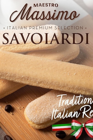 Chacha Home Savoiardi Orijinal İtalyan Kedi Dili Bisküvi 200 Gr - Premium Tiramisu Ve Pasta Bisküvisi