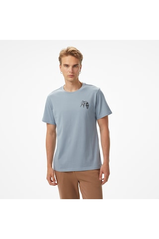 Converse Skeleton Party Erkek Mavi T-shirt10027726