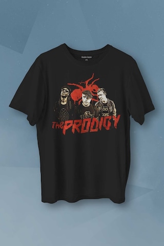 The Prodigy Flint Müzik Karınca Music Electronic Dance Logo Baskılı Tişört Unisex T-shirt 001