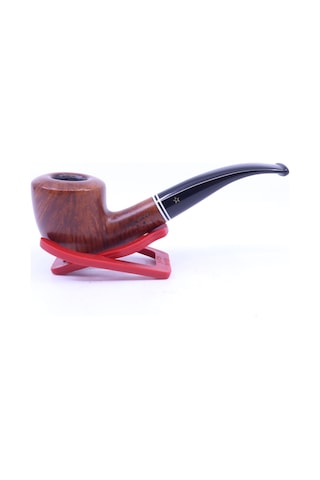 Şahin Sarı Yıldız Bent Dublin 9mm Filtreli Akrilik Saplı Pipo 237178-419 Model 1