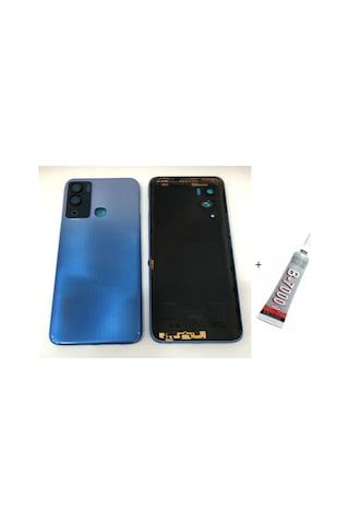 Vaveni İnfinix Hot 12i Arka Batarya Pil Kapağı Mavi B700 Arz