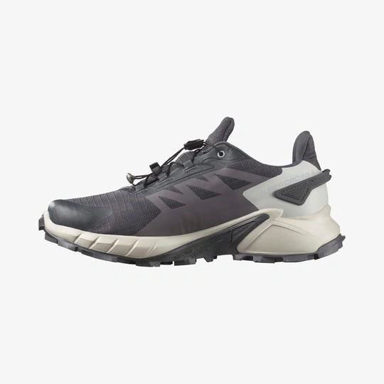 Salomon Supercross 4 Gore-tex Nine Iron/lunar Rock/cosmic Sky Kdn Patika Koşusu Ayakkabısı L47976100 Siyah