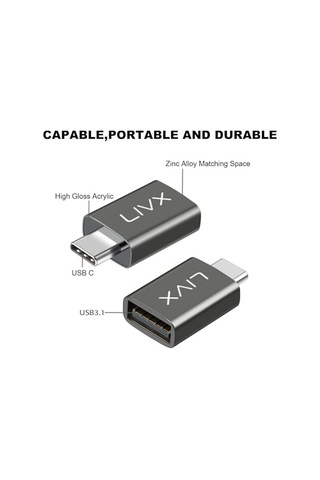 3.0 Erkek Type-c 3.1 Dişi Otg Dönüştürücü Adaptör Yüksek Hızlı Veri Aktarımı Ve Şarj Evınto