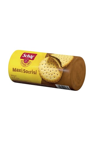 Schar Maxi Sorrisi 250g Glutensiz Kakao Kremalı Bisküvi