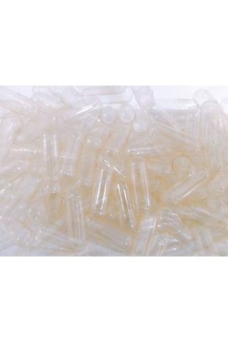 Boş İlaç Kapsülü 00'' Bitkisel Helal Sertifikalı 250 Adet