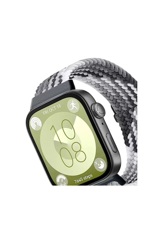 Huawei Watch Fit 4 / Fit 3 Uyumlu Star Silikon Kordon Dayanıklı Spor Saat Kayışı