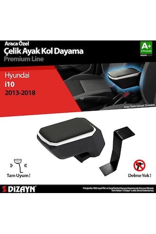Hyundai İ10 Kol Dayama Kolçak Çelik Ayaklı Abs Gri 2013-2018 A+kalite