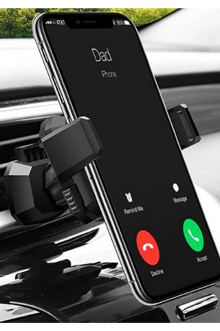 Araç Havalandırmasına Takılan Dönebilen Güçlü Telefon Tutucu Hr11 Çok Renkli