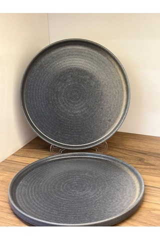 2'li Hornfels Ripple 26cm Düz Tabak Yemek / Servis / Sunum Tabağı Çok Renkli