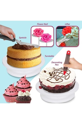 Bloomnest 73 Parça Profesyonel Kek Ve Cupcake Dekorasyon Seti - Pişirme Malzemeleri Pikap Standı Diğer