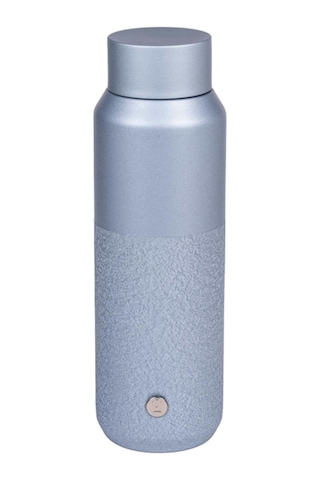 Mavi Metal Paslanmaz Çelik Matara 550 ML Kapaklı No:97