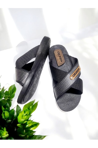 Erkek Çapraz Bant Rahat Taban Ev Ve Dışarı Terliği