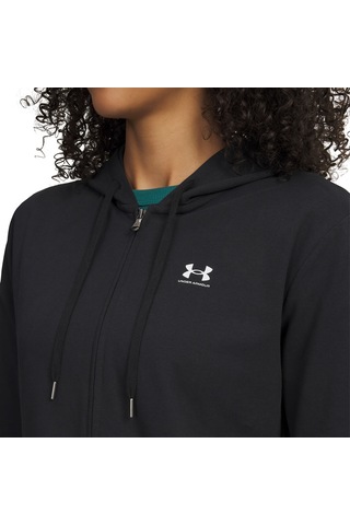 Under Armour Sport Terry Kadın Siyah Kapüşonlu Ceket