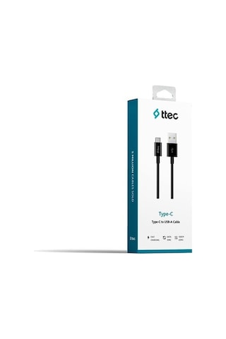 Ttec Type-C Kablo Siyah 1.20Cm - 2Dk12S (434404163)