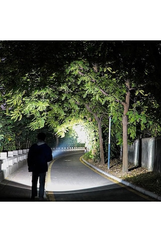 Yaozixa Sd-0712a Abs Materyal Li-po Pil Led El Feneri, Usb Şarjlı, Yaşam Seviyesi Su Geçirmez, Güçlü Işık-orta Işık-flaş Modları, Outdoor-aktiviteler-günlük Kullanim İçin Uygun Çok Renkli