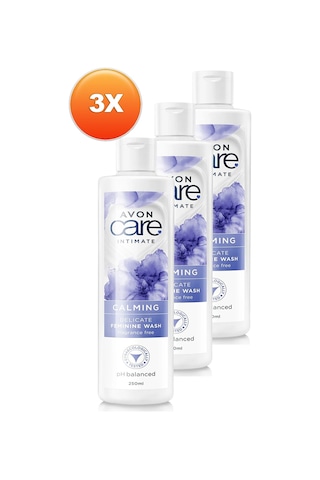 Avon Care Intimate Calming Dış Genital Bölge Temizleyici 3 x 250 ML