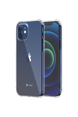 Kajsa Apple Uyumlu iPhone 12 Pro Kılıf Kajsa Transparent Kapak ZORE-216583