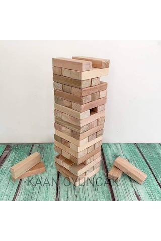 54 Parça Ahşap Denge Oyunu - Jenga