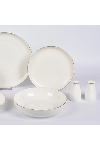 Vitale Yuvarlak Beyaz Servis Takımı Mtfk.0118