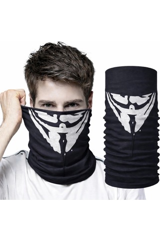 Erturkstore Vendetta Maskesi Desenli Baf Bandana Çok Amaçlı Yüz Boyunluk Bandana 4 No Çok Renkli