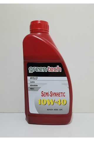 Green Tech 10W-40 Apı/Sl/Cf Motor Yağı 15 x 1 L