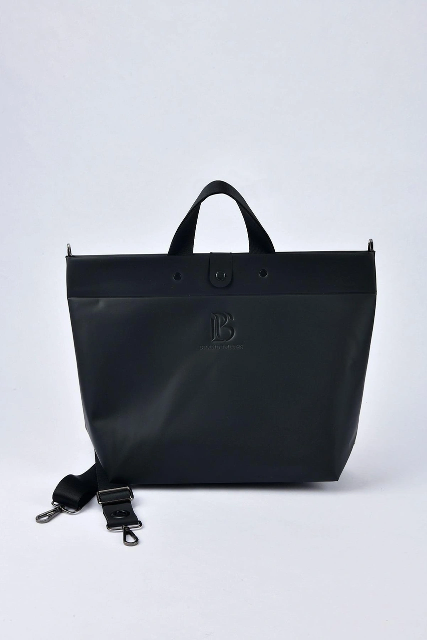 Brandsmithshop Onyx Siyah Loop Tote Bag Çanta Çok Renkli