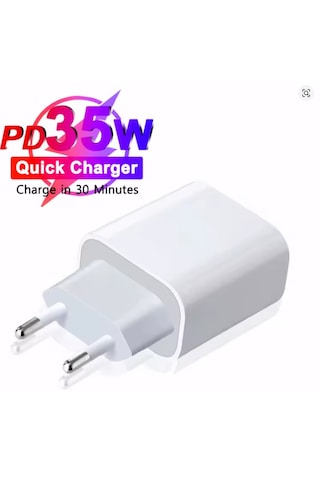İphone 15 Pro Max Uyumlu Şarj Adaptörü 35 Watt -