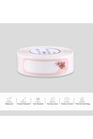 Aubyhe Termal Etiket Kağıdı Rulo - 12x40mm, 160 Adet, 4.5cm Çaplı, Isı Hassas Etiket Sticker 1 Rulo